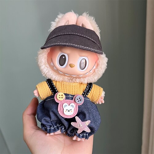 Kleidung für 17 cm große Puppen (keine Puppe). Outfits-Set für 17 cm große Puppen mit Zubehör. Stilvolles Verkleidungsset für La Boo-Boo.