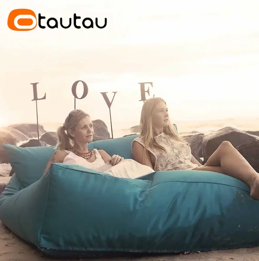 OTAUTAU Outdoor-Sitzsack-Liege-Abdeckung, Schwimmbad, Strand, Veranstaltung, Pouf SF469【Kein Füllstoff! Kaufen Sie Ihren Füllstoff nicht selbst!】