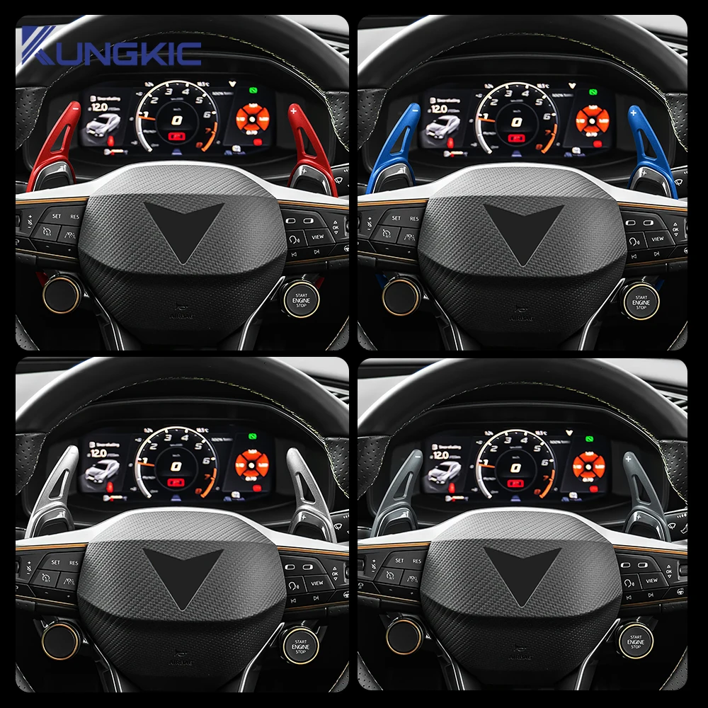Per SEAT Cupra Formentor LEON Ateca 2021 2022 2023 2024 2025 Volante Dell'automobile Shift Paddle Paddles DSG Estendi In Lega di Alluminio