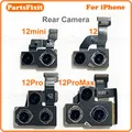 Fotocamera posteriore posteriore per iPhone 12 12mini 12Pro 12ProMax Modulo fotocamera posteriore posteriore grande Cavo flessibile Modulo fotocamera principale Parti di riparazione