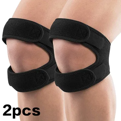 2pcs Knee Braces, Adjustable Knee Pads, Knee Support Sports Equipment, Meniscus Straps, Suitable for Running, Fitness