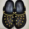 Punk-Metallniet-Serie, coole Verzierung für Clogs, Sandalen, beliebte Schuhe, Dekoration, DIY,