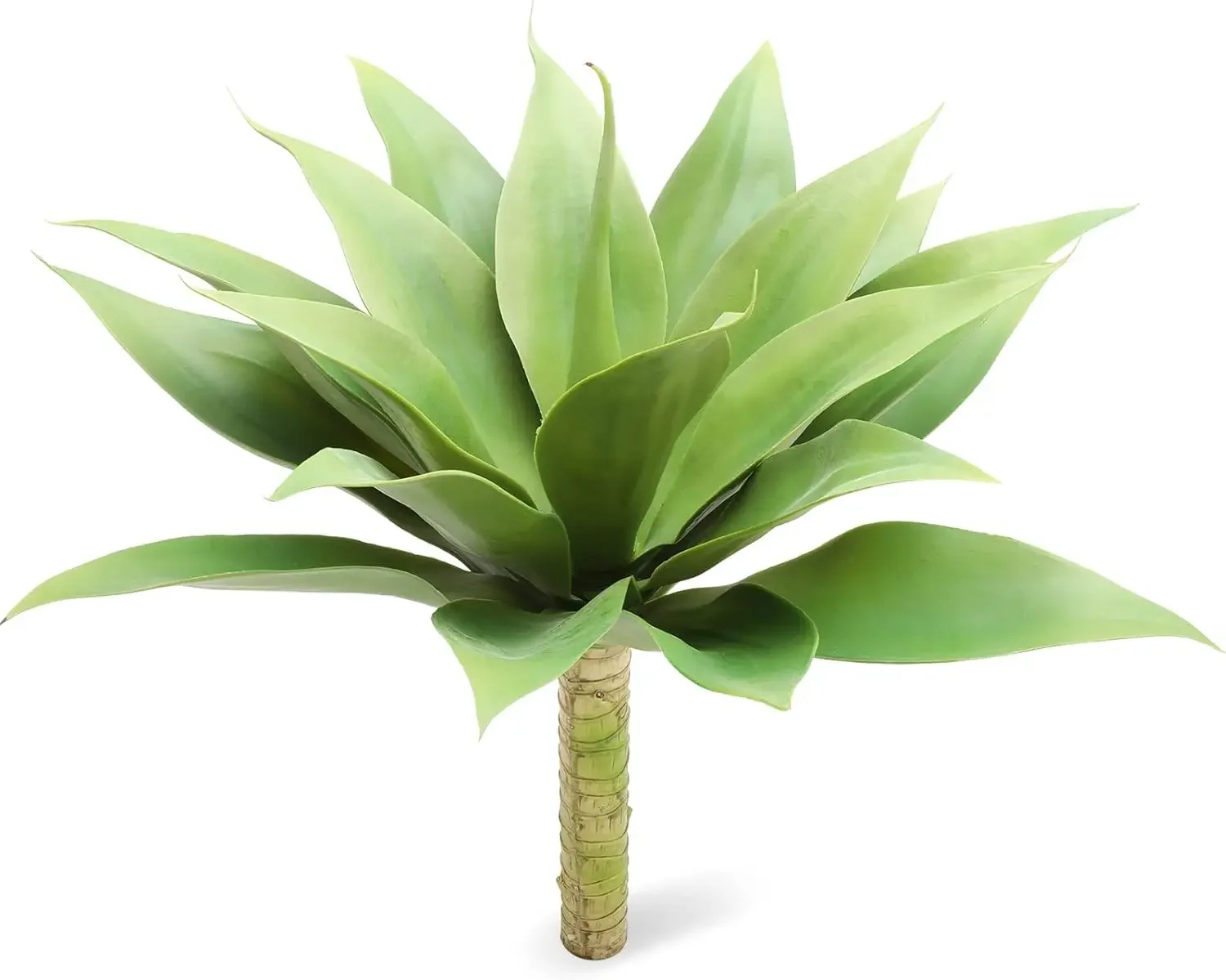 Künstliche Agave Sukkulente 18 Zoll, 100% natürlich aussehende Grün pflanze große Faux für Indoor Outdoor Dekor