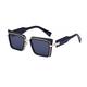 Uv Protection Cat Eye Sunglasses For Women Vintage Alloy Driving Sun Glasses Female Gradient Uv400 Eyewear Shades(Gold All Gray)