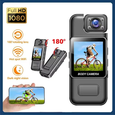 Ultra HD 1080P WiFi Mini Kamera Tragbare Digitale Video Recorder Polizei Körper Cam Infrarot Nachtsicht Sport DV Kleine Camcorder