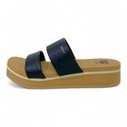 REEF Women's Hali Hi 2 Bar Sandals, Black, 6.5 UK