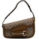 Gucci Hobo Bags - 2016-2024 GG Canvas Asymmetric Horsebit 1955 Shoul - Gr. unisize - in Braun - für Damen