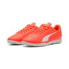 Fußballschuh PUMA "VITORIA II IT JR", Gr. 38,5, glowing rot, puma weiß, Synthetik, sportlich, Schuhe, für Halle und Straße