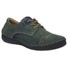 Schnürschuh JOSEF SEIBEL "Fergey 41", Damen, Gr. 40, grün (grün kombiniert), Leder, casual, Schuhe, Freizeitschuh, Komfortschuh mit Wechselfußbett
