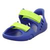 Badesandale SUPERFIT "SPLASH-S WMS: M", Kinder, Gr. 27, bunt (dunkelblau, hellgrün), Synthetik, Polyester, sportlich, Schuhe, Wassersandale mit Klettverschluss, Größenschablone zum Download