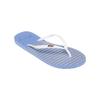 Sandale ROXY "Viva Stamp Ii", Gr. 7(37), blau misty, Obermaterial: 98% Synthetik / 2% Metall, Futter: 100% Synthetik, Laufsohle: 100% geschäumtes Gummi, Schuhe
