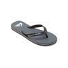 Sandale QUIKSILVER "Molokai Core", Gr. 12(45), grau (grau 1), Obermaterial: Synthetikmaterial / Außensohle: Moosgummi, Schuhe