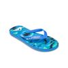 Sandale QUIKSILVER "Molokai Art 25", Gr. 10(43), estate blau biophilia, Obermaterial: Synthetik / Laufsohle: Moosgummi, Schuhe