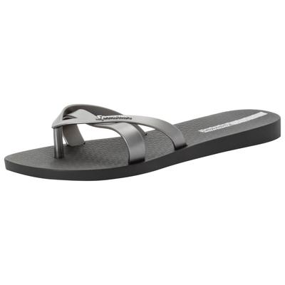 Zehentrenner IPANEMA "IPANEMA KIREI FEM", Gr. 40, schwarz (schwarz, silber), Synthetik, sportlich, Schuhe Image