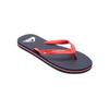 Sandale QUIKSILVER "Molokai Core", Gr. 10(43), rot (rot 1), Obermaterial: Synthetikmaterial / Außensohle: Moosgummi, Schuhe