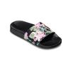 Sandale ROXY "Rg Slippy Ii", Gr. 1(31), pink (schwarz, pink stencil), Obermaterial: 100% PU, Futter: 100% Textil, Laufsohle: 100% EVA, Schuhe