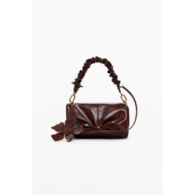 Small shiny floral bag