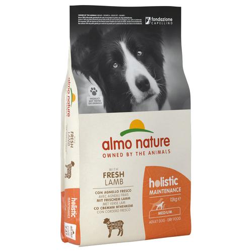 2x12kg Adult Lamm Reis Medium Almo Nature Holistic Hundefutter trocken