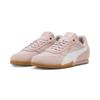 Sneaker PUMA "Bella Donna Nylon Sneakers Damen", Gr. 39, mauve mist weiß gold pink, Obermaterial: Kuhleder, Textil, Synthetik; Futter: Textil; Innensohle: Textil; Laufsohle: Gummi, Schuhe