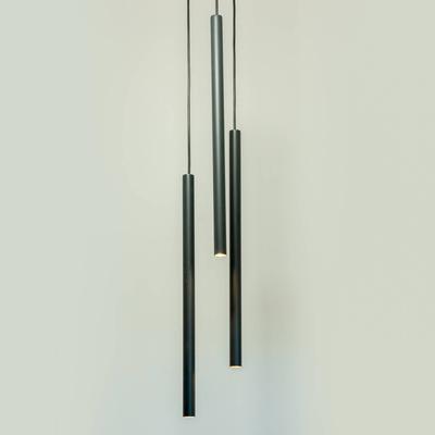 SIGMA Hängeleuchte Sopel 3, olivgrün, rund, 3-flammig, Stahl, G9 Image