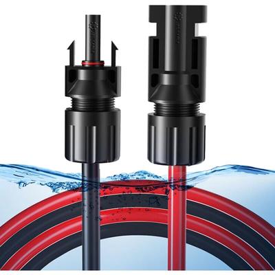 Solarsys - Solarkabel 6mm² (3 m) – Photovoltaik-Verlängerung 10AWG, 1500V dc, Stecker m/f, IP68, Image