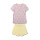 Sanetta Mädchen-Schlafanzug kurz rosa | Hochwertiger und bequemer Schlafanzug aus Bio-Baumwolle für Mädchen. Pyjamaset für Mädchen 092