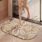 Tapis de salle de bain fin, séchage rapide, absorbant, antidérapant, tissé en sisal, tapis de bain pour salle de bain, tapis de salle de bain, tapis de salle de bain, tapis de sol tissé lavable, tapis