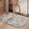 Tapis de salle de bain fin, séchage rapide, absorbant, antidérapant, tissé en sisal, tapis de bain pour salle de bain, tapis de salle de bain, tapis de salle de bain, tapis de sol tissé lavable, tapis