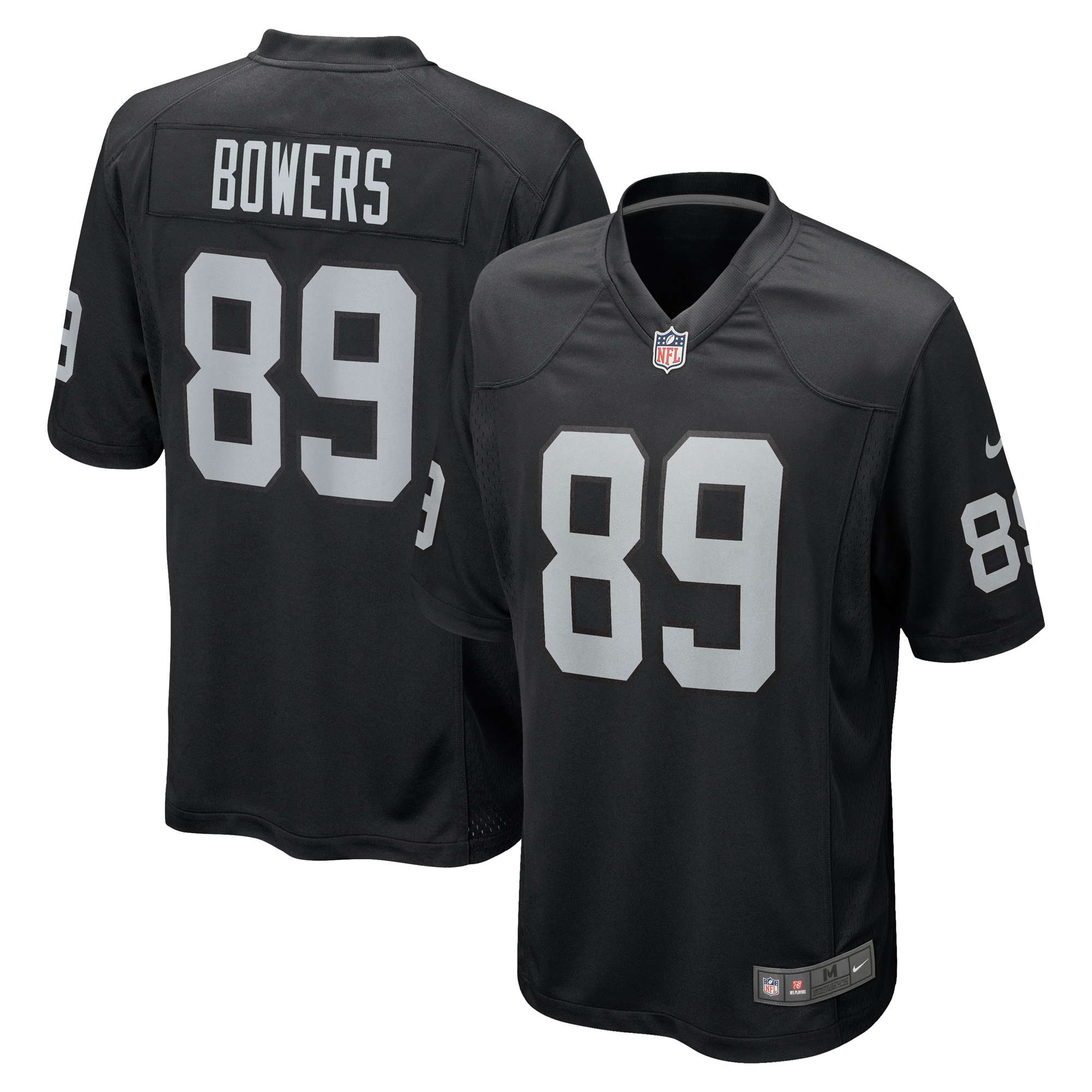 Las Vegas Raiders Nike Game Heimtrikot - Schwarz - Brock Bowers - Herren Image