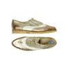 Paul Green Damen Halbschuh, Gr. 6.5, gold, Leder