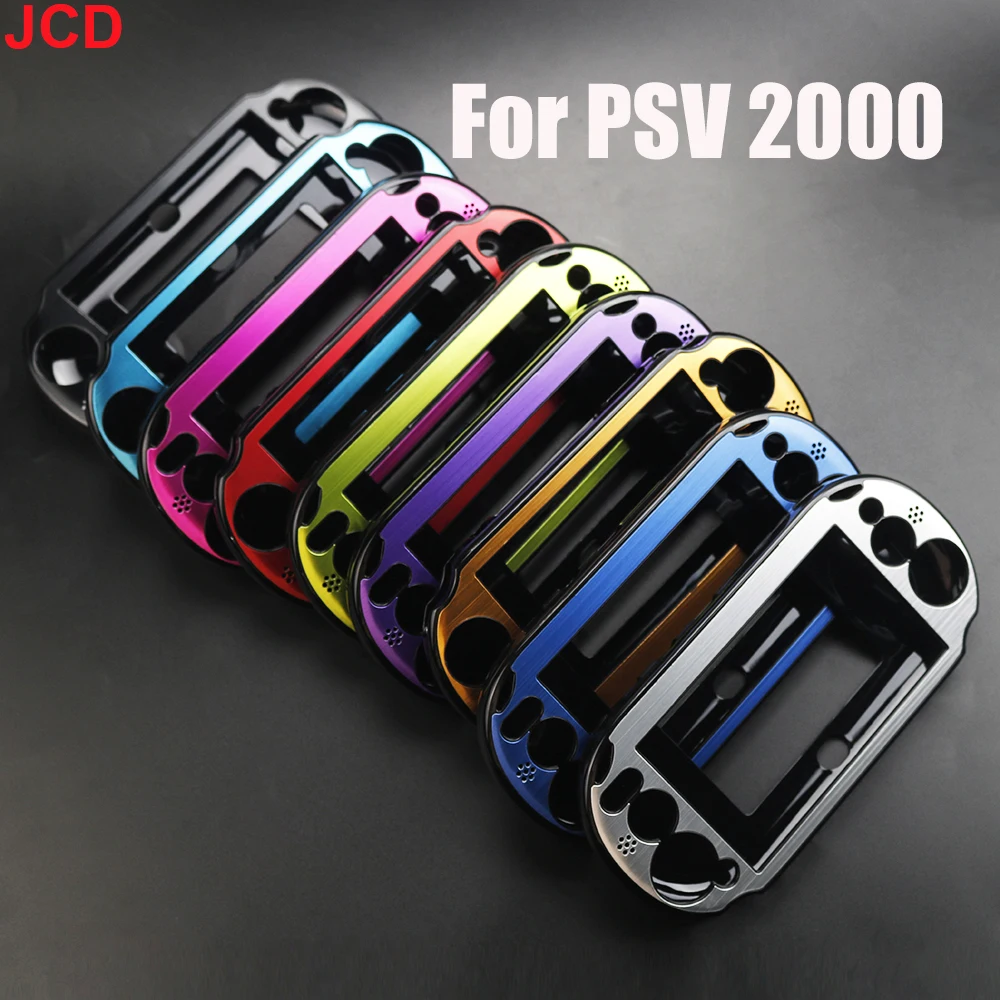 JCD Aluminum Metal Hard Case Cover Skin Protective Shell For PS Vita PSV 2000 Game Controller For PS Vita 2000 Accessories