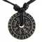 Collana con ciondolo bussola runa vichinga vintage Amuleto pagano in metallo di alta qualità per collana di accessori da uomo