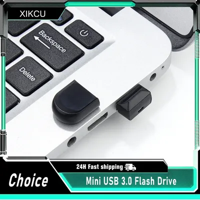Super Mini USB 3.0 Flash Drive 64 GB Free Chain Memory Stick Kreatives Geschenk Pen Drive 32 GB Schwarz Rot Weiß Hochgeschwindigkeits-Stick 16G Image