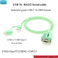 Cavo seriale da RS232 a USB con chipset FTDI FT232RN Porta COM da USB a RS232 Porta seriale PDA Adattatore cavo DB9 a 9 pin Supporto Windows7 64