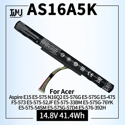 AS16A5K AS16A8K 4ICR19 / 66 Akku für Acer Aspire E15 E5-575 N16Q2 E5-576G E5-575G E5-475 F5-573 E5-575-52JF E5-575-33BM E5-575G-76YK E5-575-54SM E5-575G-57D4 E5-576-392H E5-575-54E8 KT.00605,002 Image