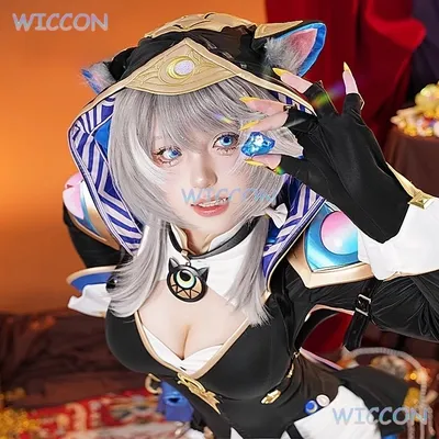 Uniform Cifera Hut Amphoreus Spiel Honkai Star Rail Cipher Cosplay Kostüm Perücke Schuhe Frauen Mädchen Halloween Party Karneval Requisiten Image