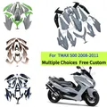 Kit carene ABS per Yamaha TMAX500 2008-2011 TMAX 500 SJ06 | Set di pannelli per tutto il corpo Carrozzeria per scooter personalizzata | Nardo grigio