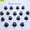 Cltgxdd 10 Stück 3D-Simulations-Joystick-Pilzkopf FÜR PS2 PS3 PS4 PS5 Wii U NGC Switch Pro Xbox One 360 Slim-Joystick-Kappe