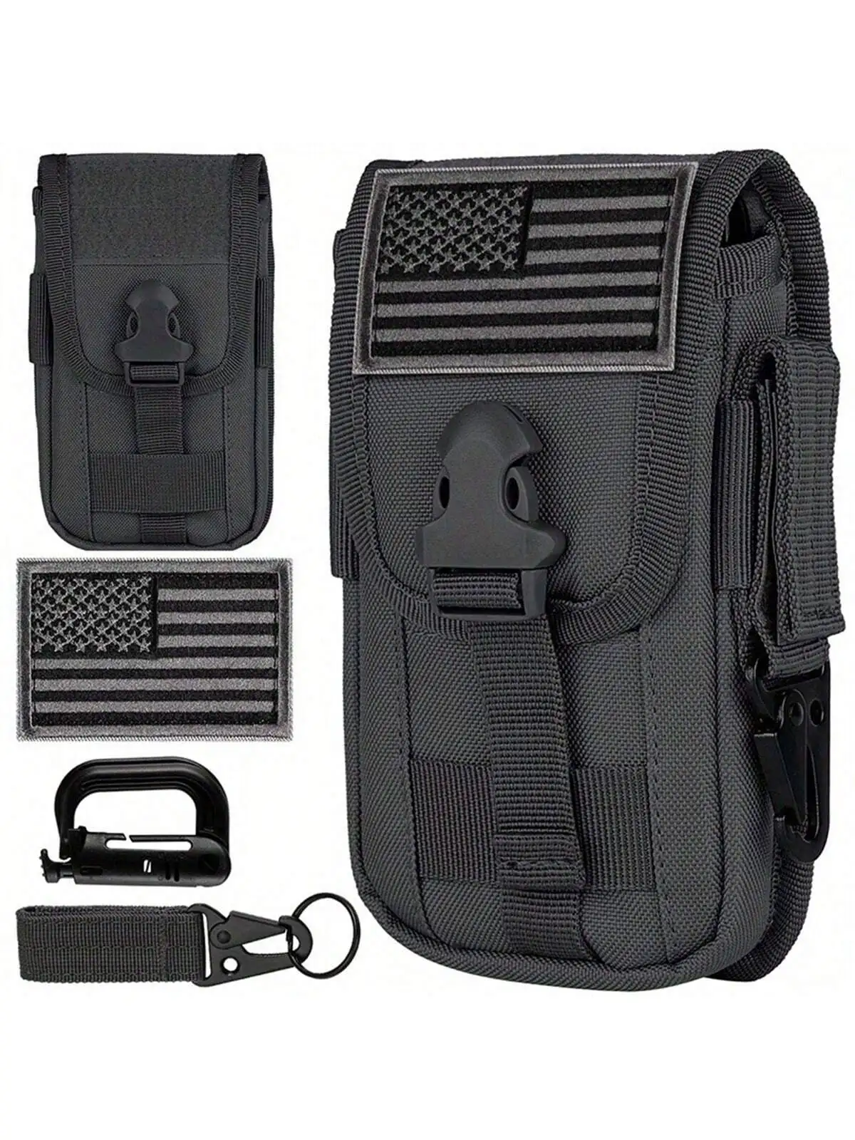 Étui pour téléphone portable, pochette pour smartphone, fixation Molle, sac pour gadgets, ceinture, sac de taille pour 4.7 