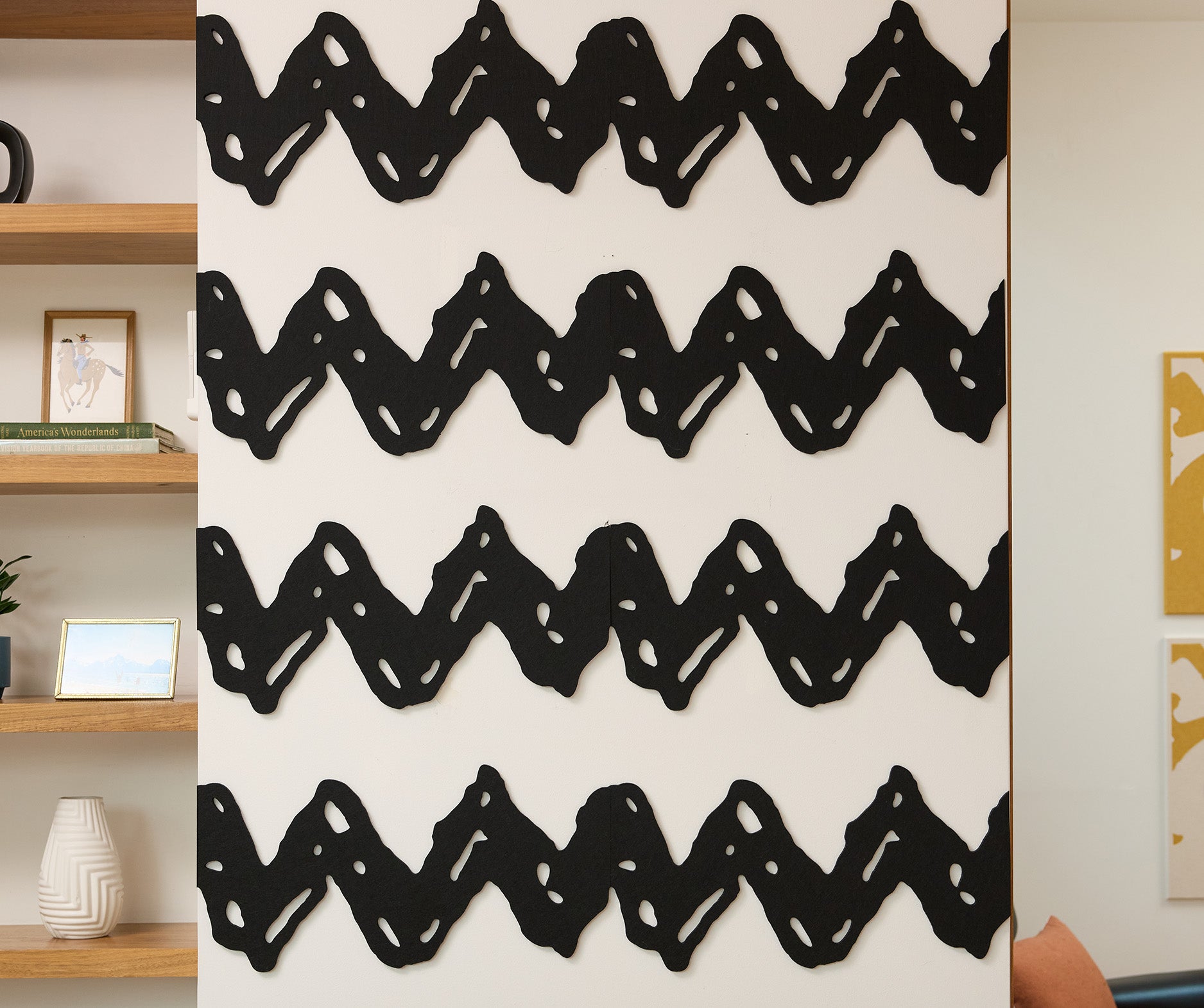 4-Piece Zig Zag || Sound Dampening Pinnable Tiles