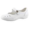 Klettschuh WALDLÄUFER, Damen, Gr. 10 (44,5), weiß, Nappaleder, sportlich, Schuhe, Spangenschuh, Sandale, Komfortschuh in Komfortweite H (=sehr weit)