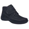 Winterstiefelette JOSEF SEIBEL "New Anvers 95", Herren, Gr. 42, schwarz, Leder, casual, Schuhe, Komfortschuh, Klettschuh in Weite K