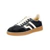 Sneaker GANT "Gant Sneaker Leder", Damen, Gr. 39, schwarz (schwarz, weiß), Leder, casual, Schuhe