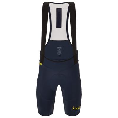 Santini - Le Maillot Jaune Cycling Bibshorts - Radhose Gr M blau Image