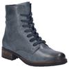 Schnürstiefelette JOSEF SEIBEL "Kate 17", Damen, Gr. 38, blau (azurblau), Leder, casual, Schuhe, Stiefelette, Boots, Kurzstiefel mit modischem Blockabsatz