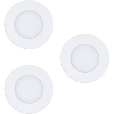 EGLO Deckenleuchte "FUEVA-Z", weiß, Ø 8,50cm H: 2,60cm, Lampen, Deckenleuchte in weiß aus Stahl - 2,8W - warmweiß - kaltweiß, LED Einbaustrahler Image