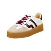 Plateausneaker GANT "Gant Sneaker Lederimitat/Textil", Damen, Gr. 41, rot (weiß, rot), Lederimitat, Textil, casual, Schuhe