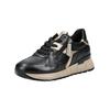 Sneaker GABOR COMFORT "Gabor Comfort Sneaker Leder", Damen, Gr. 38,5, schwarz (schwarz, weiß), Leder, casual, Schuhe
