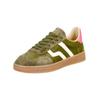 Sneaker GANT "Gant Sneaker Veloursleder", Damen, Gr. 39, grün (olive), Veloursleder, casual, Schuhe