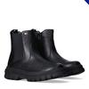 Chelseaboots TOMMY HILFIGER, Kinder, Gr. 30, schwarz, Synthetik, Polyester, modisch, Schuhe, Chunky Boots mit Innenreißverschluss